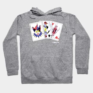 Card Trio - Hand Hoodie